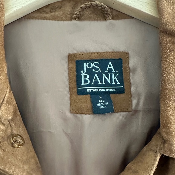 Jos. A. Bank Brown Goat Suede Elegant men’s jacket size L - Picture 8 of 8